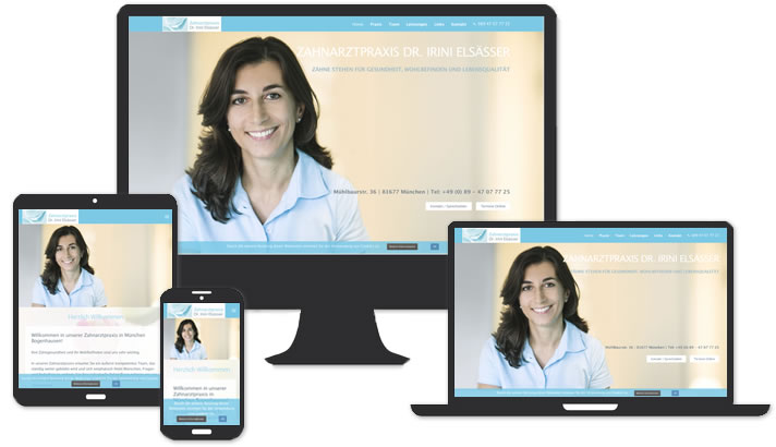 Homepage: Zahnärztin Dr. Irini Elsässer, München
