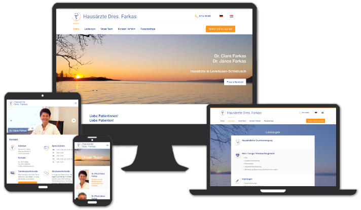 Website: Hausärzte Dres. Farkas