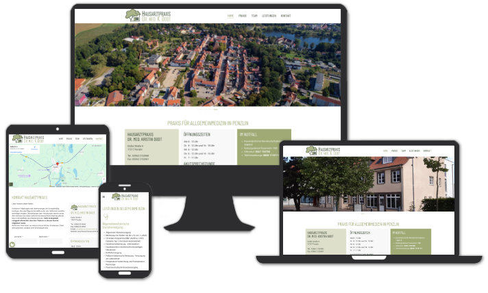 Website: Hausarztpraxis Dr. med. Kristin Dodt, Penzlin