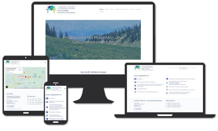 Website: Privatpraxis für Präventiv- und Gesundheitsmedizin
