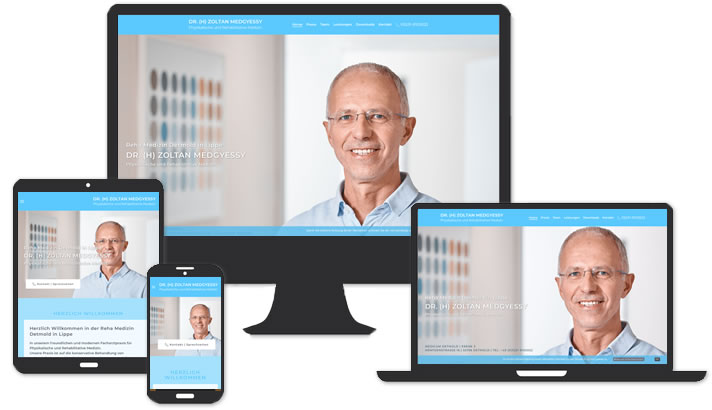 Webseite: Dr. (H) Zoltan Medgyessy, Reha Medizin Detmold in Lippe
